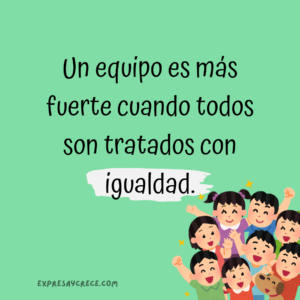 frases de igualdad de género para niños