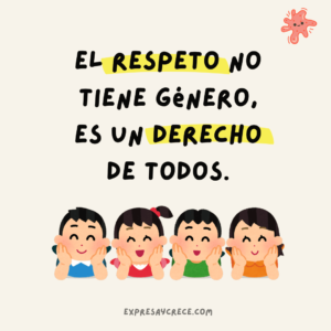 frases de igualdad de género para niños