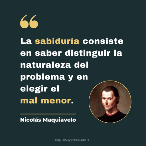 frases de nicolás maquiavelo