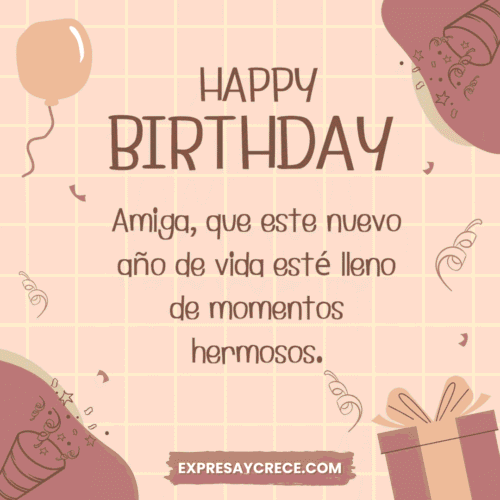 frases cumpleaños feliz para una amiga